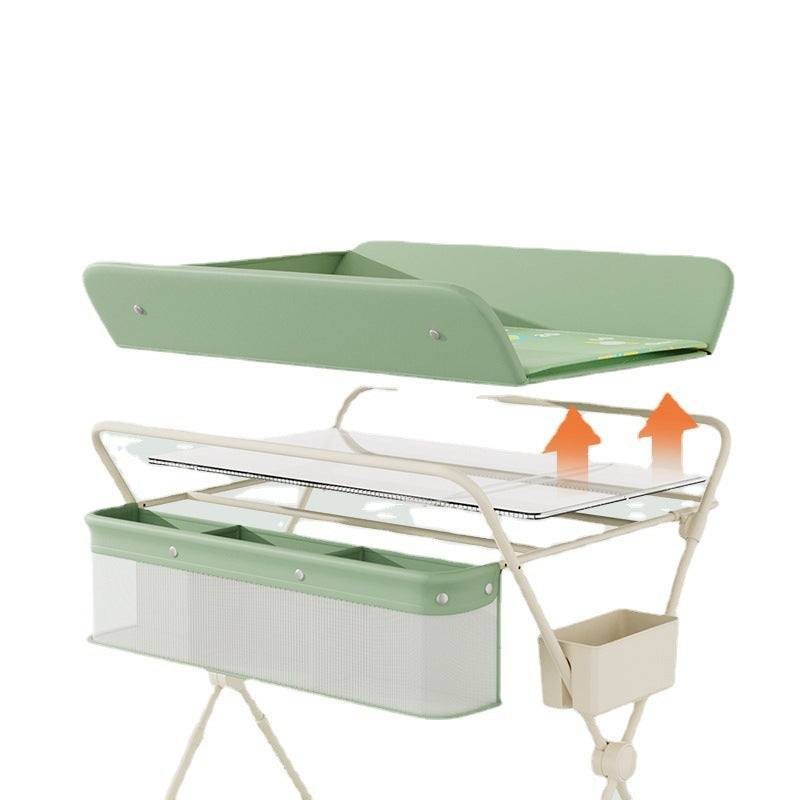 Foldable Multifunctional Baby Changing Table with Storage โ Portable & Durable for Home Use