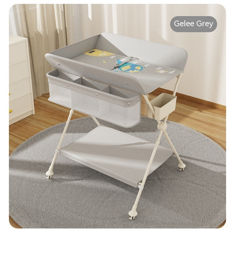Foldable Multifunctional Baby Changing Table with Storage โ Portable & Durable for Home Use