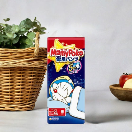 Unicharm MamyPoko Night Pants Size XXL (13-28kg) - 22 Pack - UltraDry Comfort Overnight