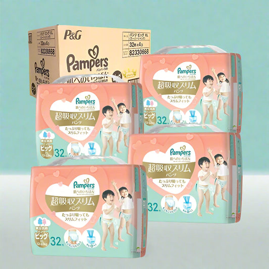 Pampers Premium Nappy Pants Size XL(12-22kg) (128 pack)