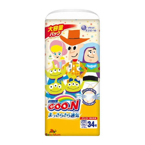 GOO.N Disney Smooth Ventilation Baby Pull Up Nappy Pants