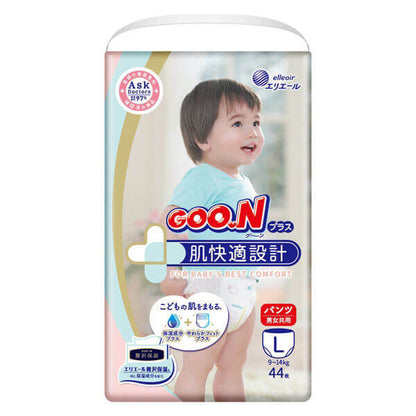 GOO.N Plus Skin Comfort Design Premium Baby Nappy Pants For Sensitive Skins