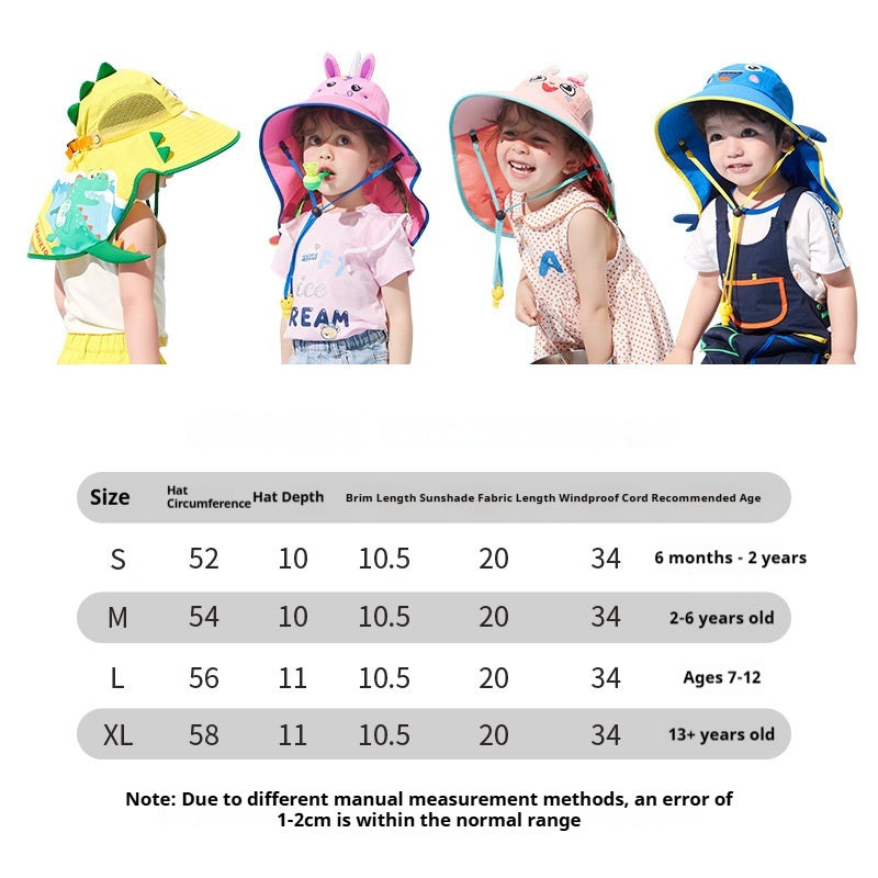 Lemonkids Outdoor Children’s Sun Protection Fisherman Hat – UPF 50+ Summer Baby & Toddler Sun Hat