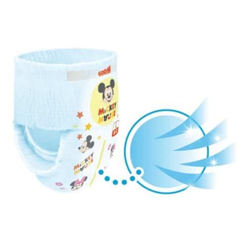 Goo.N Disney Limited Edition Nappy Pants L (9-14kg) | Jumbo Pack - 56 Pieces | Smooth Ventilation, Top Quality