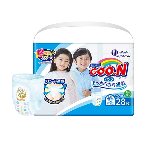 6-Pack Ultra Dry & Thin Daio GOO.N Nappy Pants XXL (13-25kg) 28PK Carton Sale