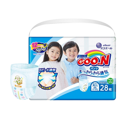 6-Pack Ultra Dry & Thin Daio GOO.N Nappy Pants XXL (13-25kg) 28PK Carton Sale