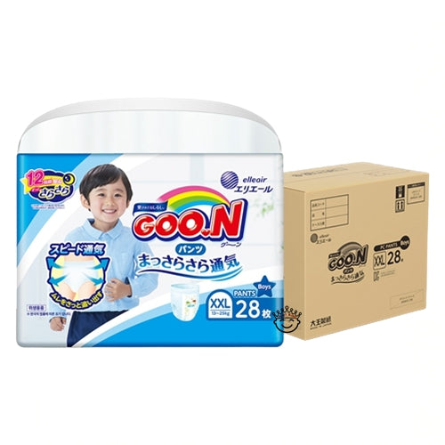 6-Pack Ultra Dry & Thin Daio GOO.N Nappy Pants XXL (13-25kg) 28PK Carton Sale