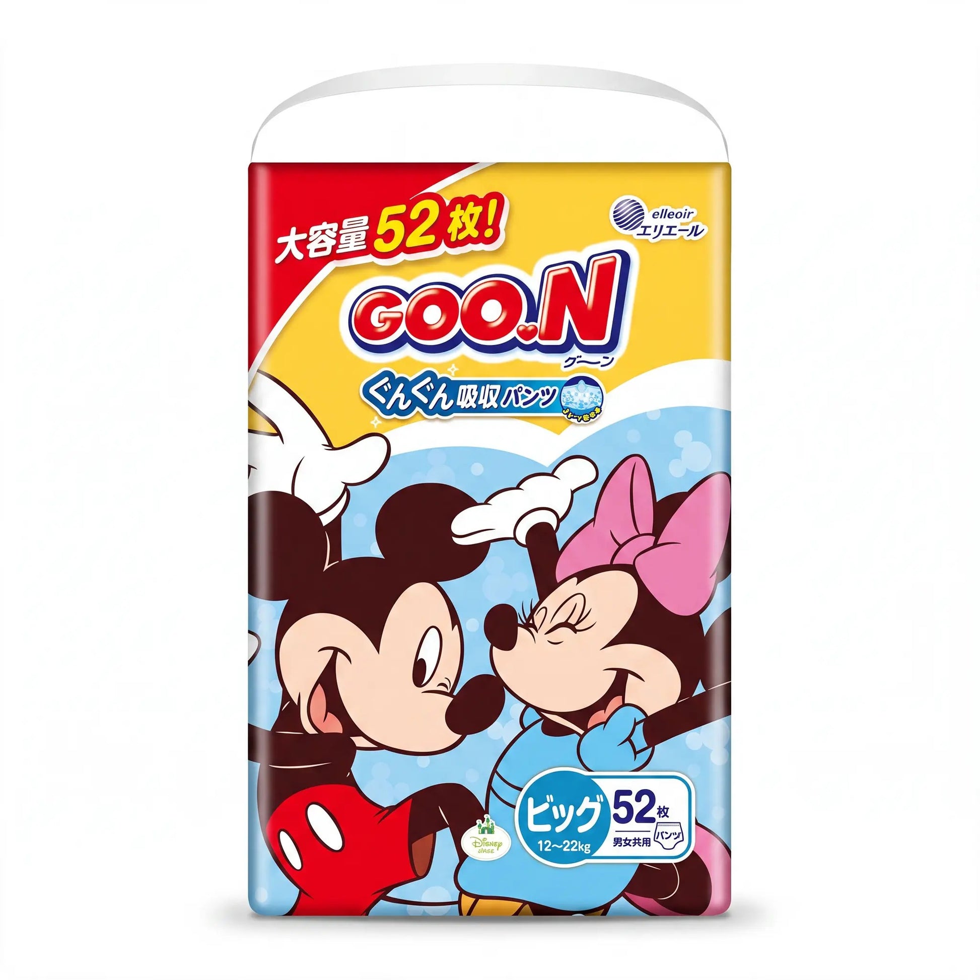 GOO.N Disney Smooth Ventilation Nappy Pants Size XL 12-22kg breathable pull up care