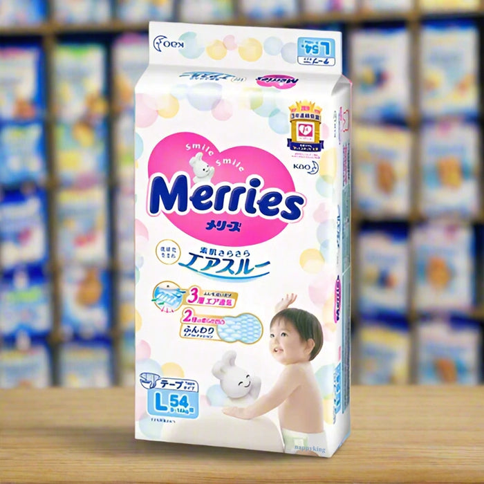 Merries Smooth Ventilation Soft Baby Nappies