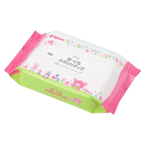 Pigeon Hand & Mouth Wipes 420 Sheets(6 Packs x 70 Sheets) for Ultimate Convenience & Hygiene