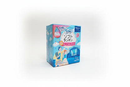 Sofy Soft Regular Tampons 34 Pack Value Pack by Unicharm Japan – discreet Japanese tampons Australia white background product image